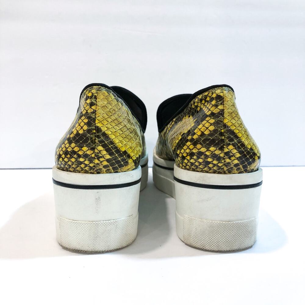 Stella Mccartney Binx Snake Print Python Wedge Pl… - image 6